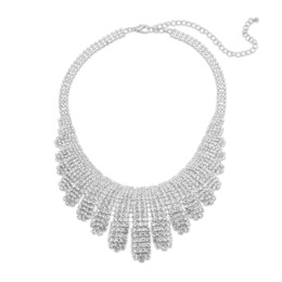 Crystal Bar Necklace, , large
