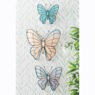 Set of 3 Iridescent Butterflies Wall Art, , large