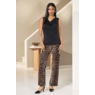 Wild About You 3-Piece Animal-Print Pant Outfit for Women with Jacket and Tank, , large