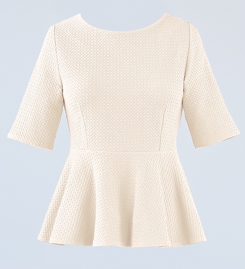 peplum pullover