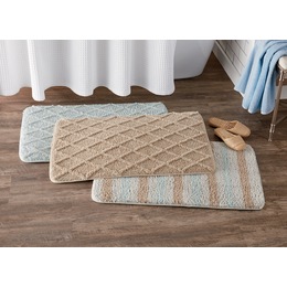 Plush Memory Foam Bath Mat, , large