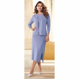 Eviana 3-Piece Knit Skirt Set, , large