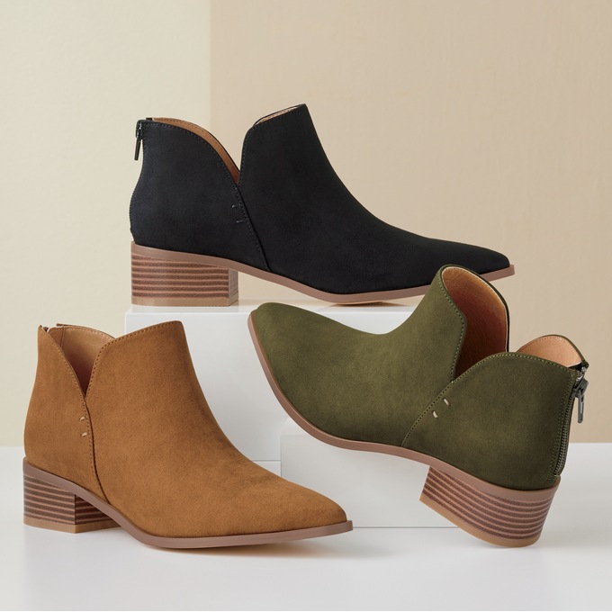 Monroe and Main Zip Back Shootie, , large