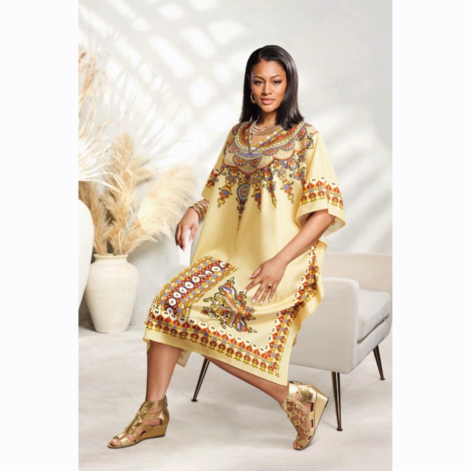 Naveah Short Caftan, , large