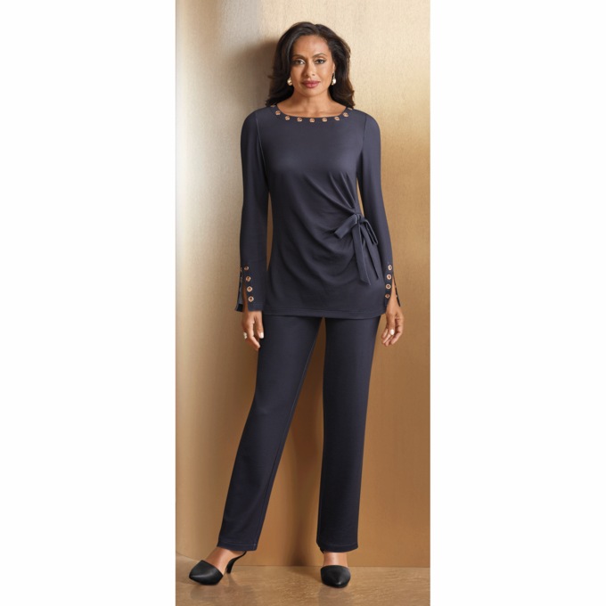 Malarie Grommet Pant Set, , large