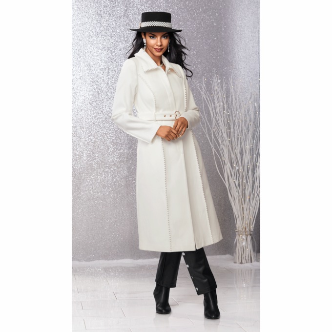 Bella Long Dress Coat, , large
