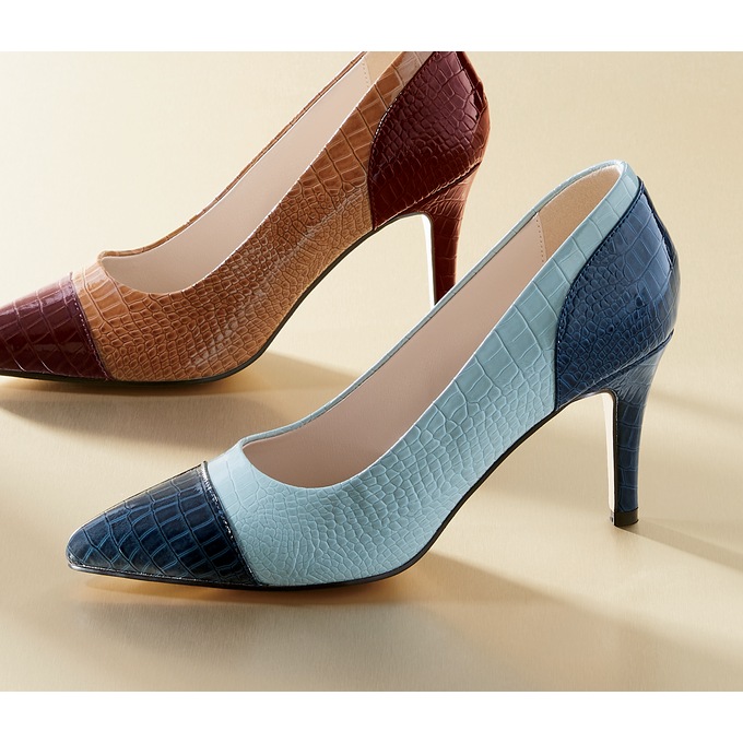Two-Tone Croco Pump, , large