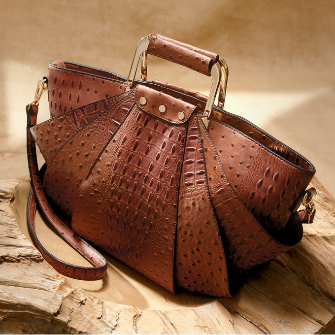 Croco Fan Bag Midnight Velvet