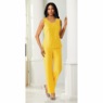 Pernylle 3-Piece Sequin and Bead Pant Set, Yellow, large