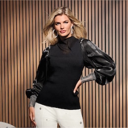 Midnight Sassy Sweater, , large