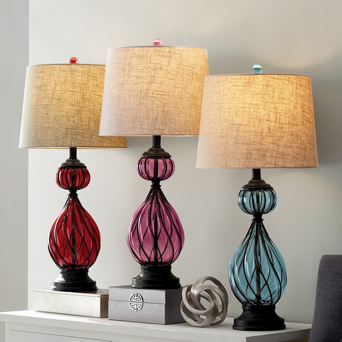 Captured Glass Table Lamp, , large