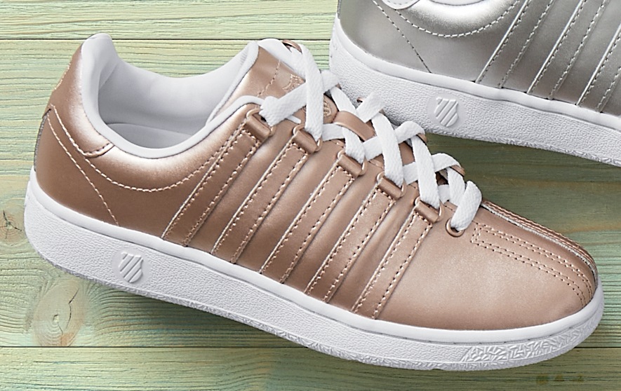 k swiss rose gold sneakers