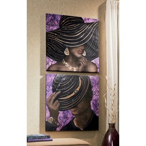Dazzling Man and Woman Canvases - Buy Both and Save, , large