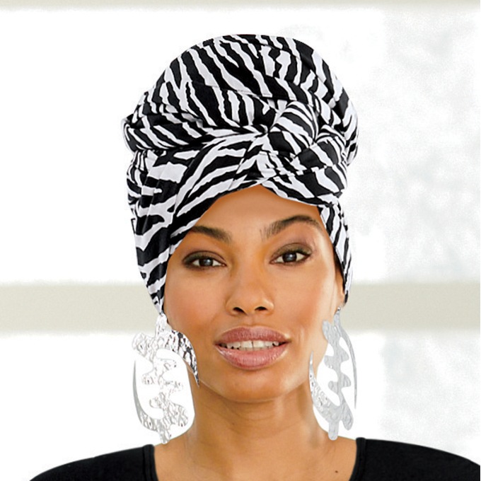 Animal Print Headwrap, , large
