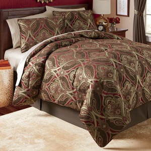 Meridian Jacquard Comforter Set, , large