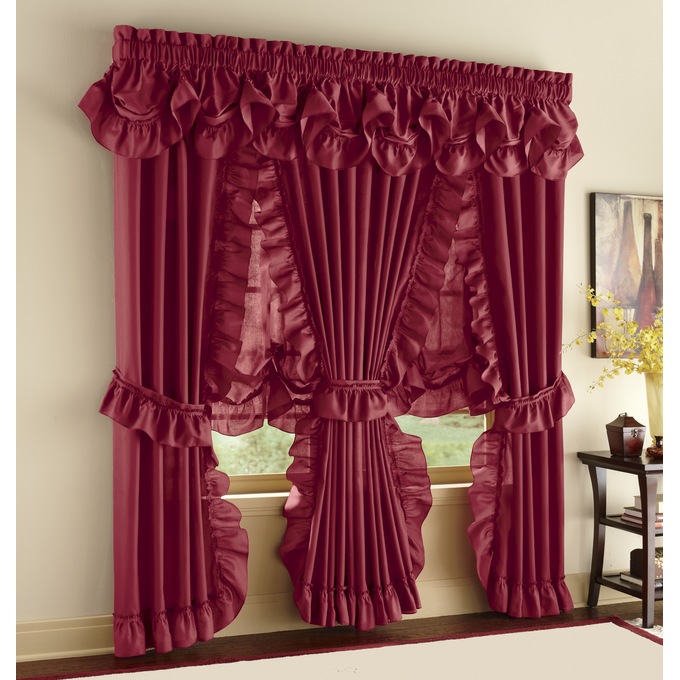 Mayfair Priscilla Balloon Curtain Midnight Velvet