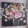 Color Contrast Floral Canvas, , large