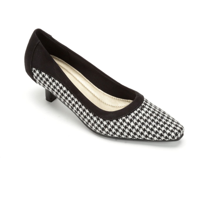 Houndstooth Pump by Classique, , large