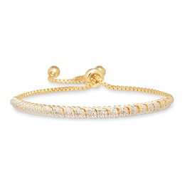 Mini Link Adjustable Diamond Bracelet, , large