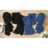 Fringe Scarf, Hat & Glove Set, , large