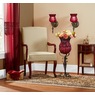 Corona Captured Glass Vase with Stand, , large