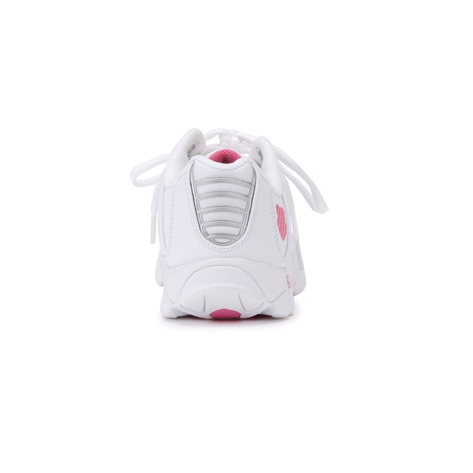 K-Swiss Women's ST329 Cross Training Shoe, White Shocking Pink, large