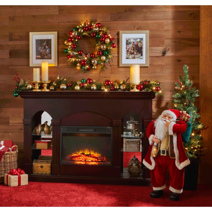 Lit Classic Ornament Garland, , large