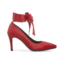 ribbon tie pumps