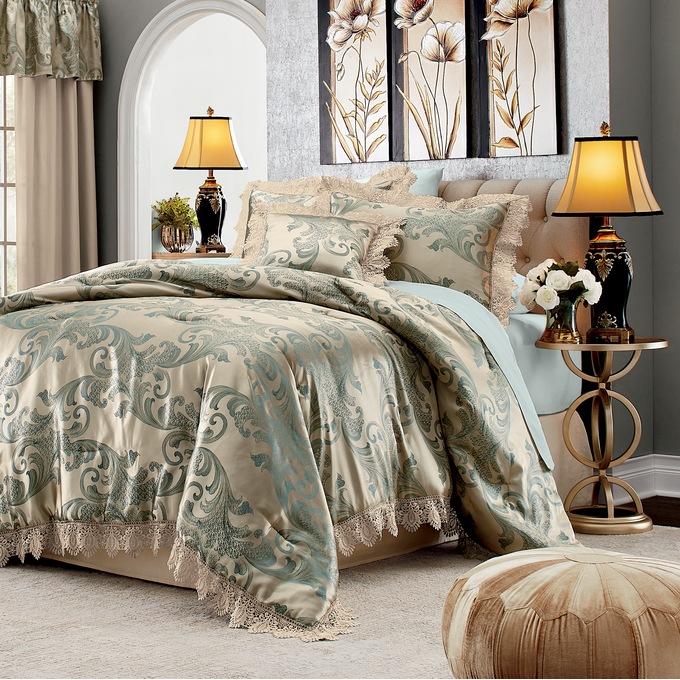 3-Piece Reggiana Jacquard Comforter Set, , large