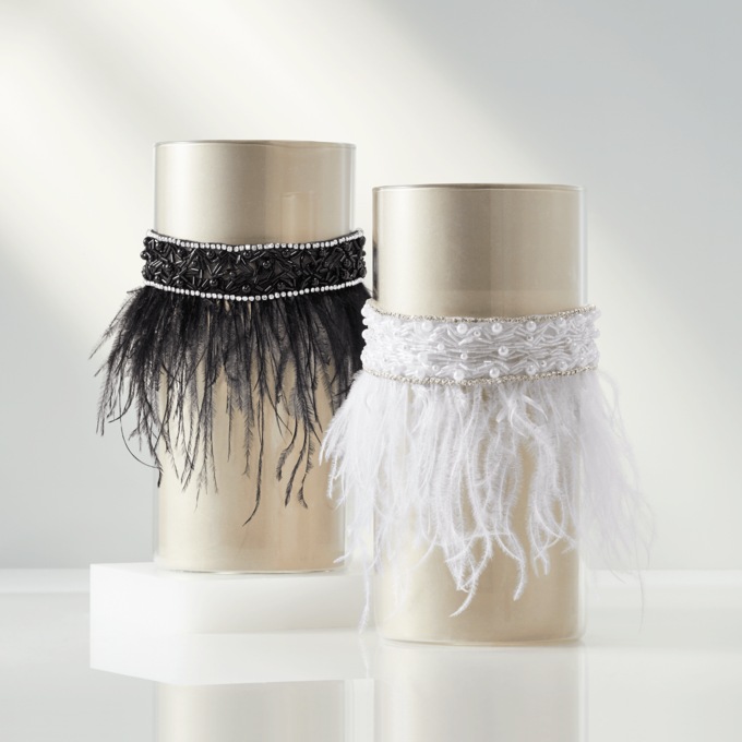 Feather and Bead Necklace, , large