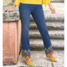 Quinn Embroidered Bootcut Jean, , large
