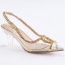 Classique Rhinestone Clear Lucite Pump for Women with Slingback Styling, , large