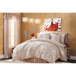 Rani 4-Piece Comforter Set and Window Treatments, , large