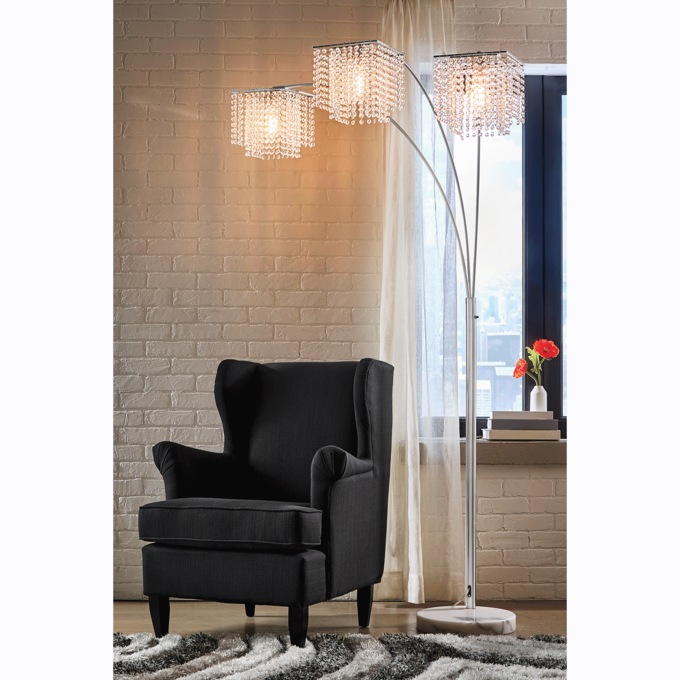 Three-Headed Crystal Lamp, , large