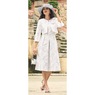 Minna Metallic Brocade Dress with Cropped Jacket and Removable Bow Detail, , large