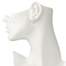 10K Gold Front/Back Ball Post Earrings, , large
