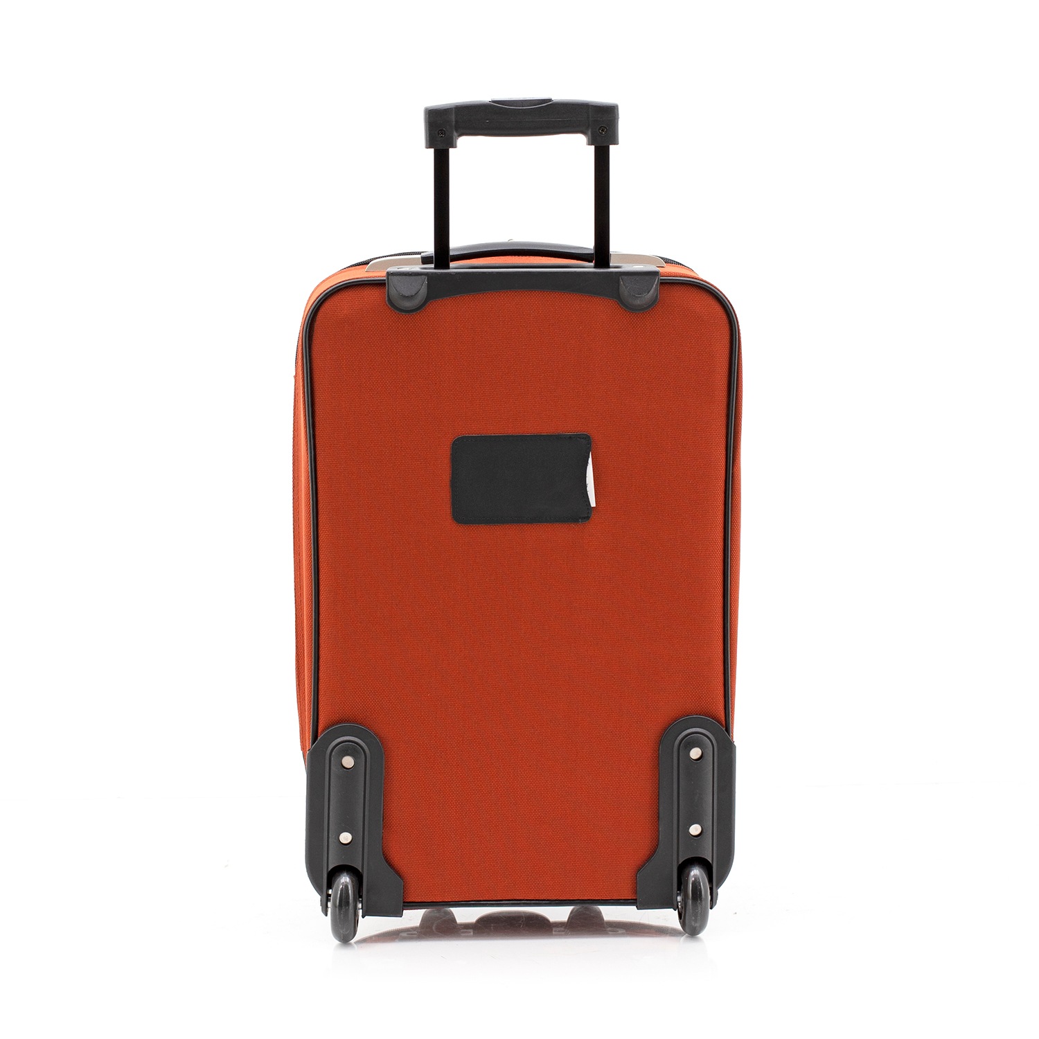 orange luggage sets