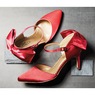 Midnight Velvet D'orsay Bow Pump, , large