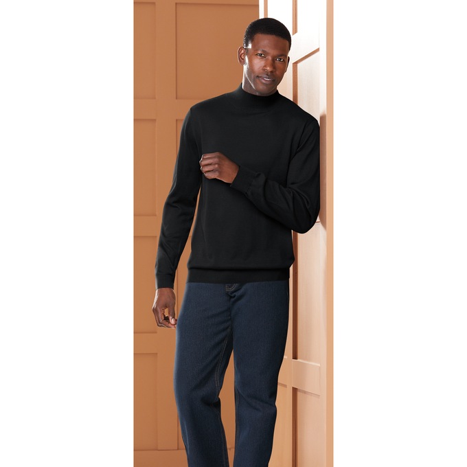 Mock Neck Sweater, , large