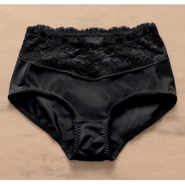 Lace-Trim Bikini Panty, , large