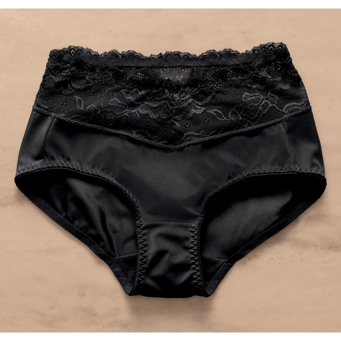 Lace-Trim Bikini Panty, , large