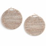 Crystal Circle Strand Earrings, , large