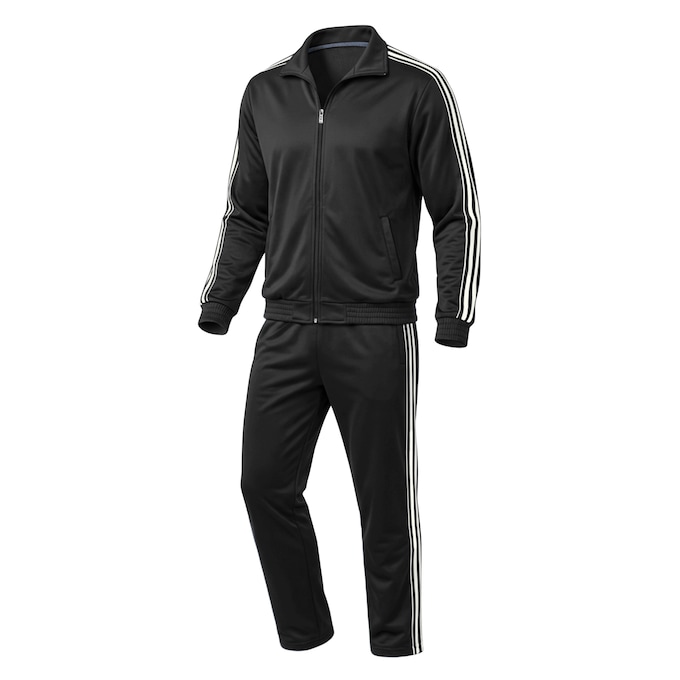 Casual 2 Piece Men's Active Set with Side Stripe Accents, , large