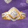 Diamond Diamond-Shaped Ring, , large