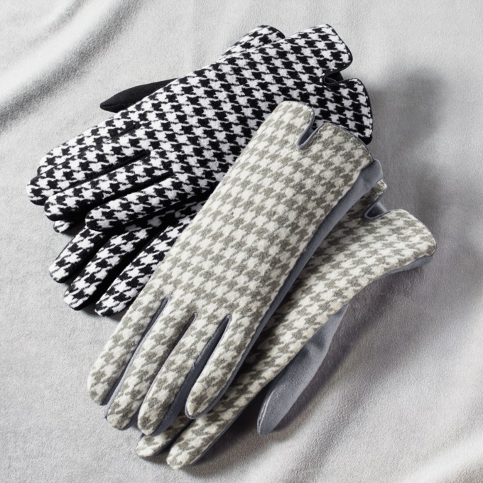 Houndstooth Glove, , large