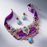 Ornate Blues/Purple Jewelry, , large