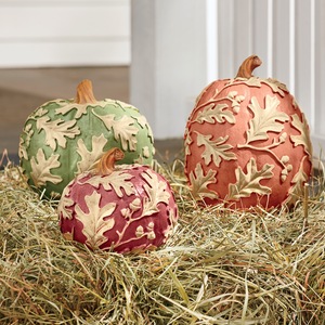 Buy All Oak Leaf Pumpkins and Save!, , large