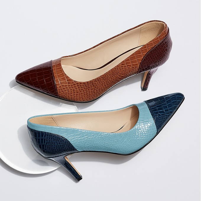 Two-Tone Croco Pump, , large
