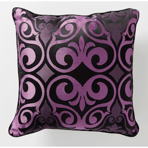 Kismet Luxury Woven Jacquard Square Accent Pillow, , large