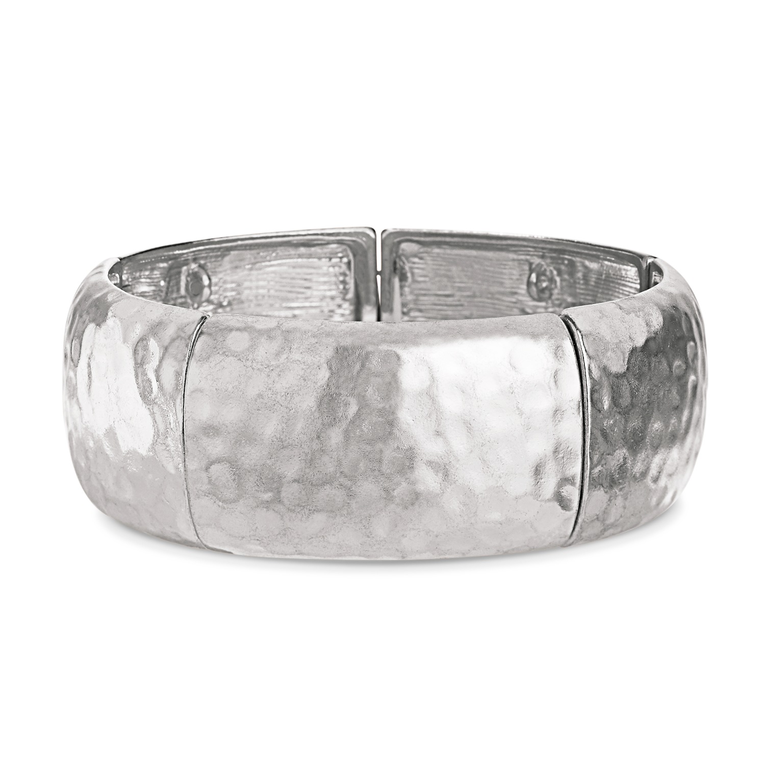 hammered metal bracelet